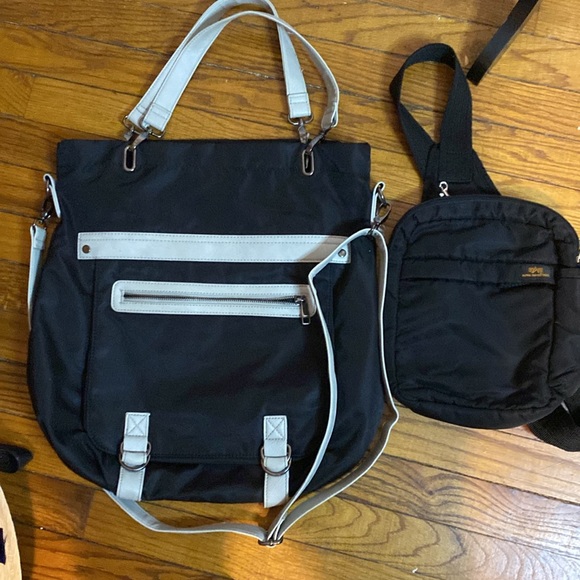 Crossbody bags one can be used as a tote. In good preowned condition. - Picture 5 of 6